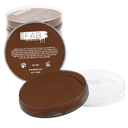 FAB face and body paint, known for its top quality and creamy consistency, dries to a smudge-proof finish once applied. Suitable for both face painting and body art, it is available in two sizes: 16gm and 45gm