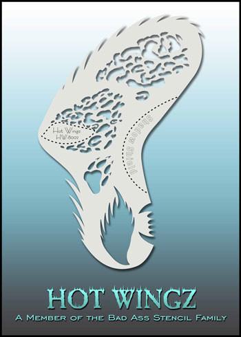 Jaguar Spots HW8002 Hot Wingz Stencil - Silly Farm Supplies