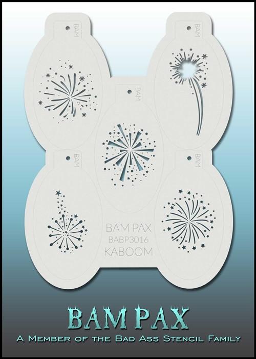 Kaboom BAM PAX 3016 Stencil Set - Silly Farm Supplies