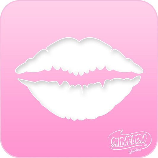 Kiss Pink Power Stencil - Silly Farm Supplies