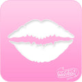 Kiss Pink Power Stencil