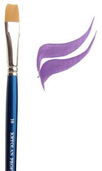 Kryolan #10 Flat Toray Brush - Silly Farm Supplies