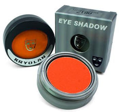 Kryolan Pressed Powder Compact UV Day Glow Orange - Silly Farm Supplies