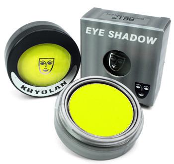 Kryolan Pressed Powder Compact UV Day Glow Yellow