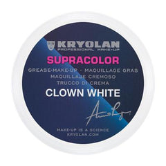 Kryolan SupraColor Clown White 2.5oz - Silly Farm Supplies