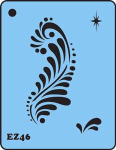 Leaf QuickEZ Stencil - Silly Farm Supplies