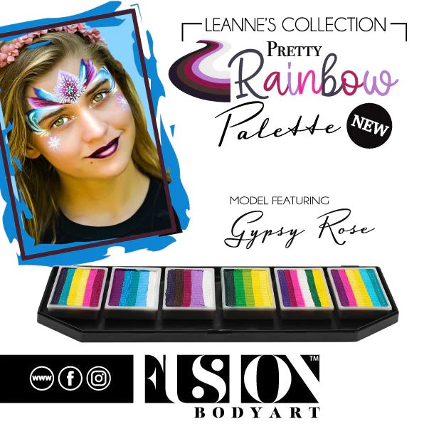 Leanne's Collection - GYPSY ROSE -Split Cake 30gm by Fusion Body Art - Silly Farm Supplies