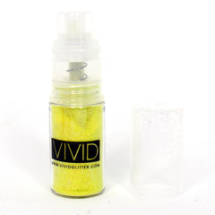 Lemonade Fine Glitter Mist 7.5g Pump Spray by Vivid Glitter - Silly Farm Supplies