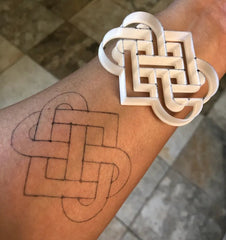 Love Celtic Knot Henna Helper Stamp - Silly Farm Supplies