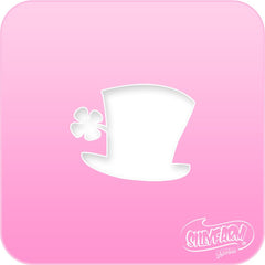 Lucky Top Hat Pink Power Stencil - Silly Farm Supplies