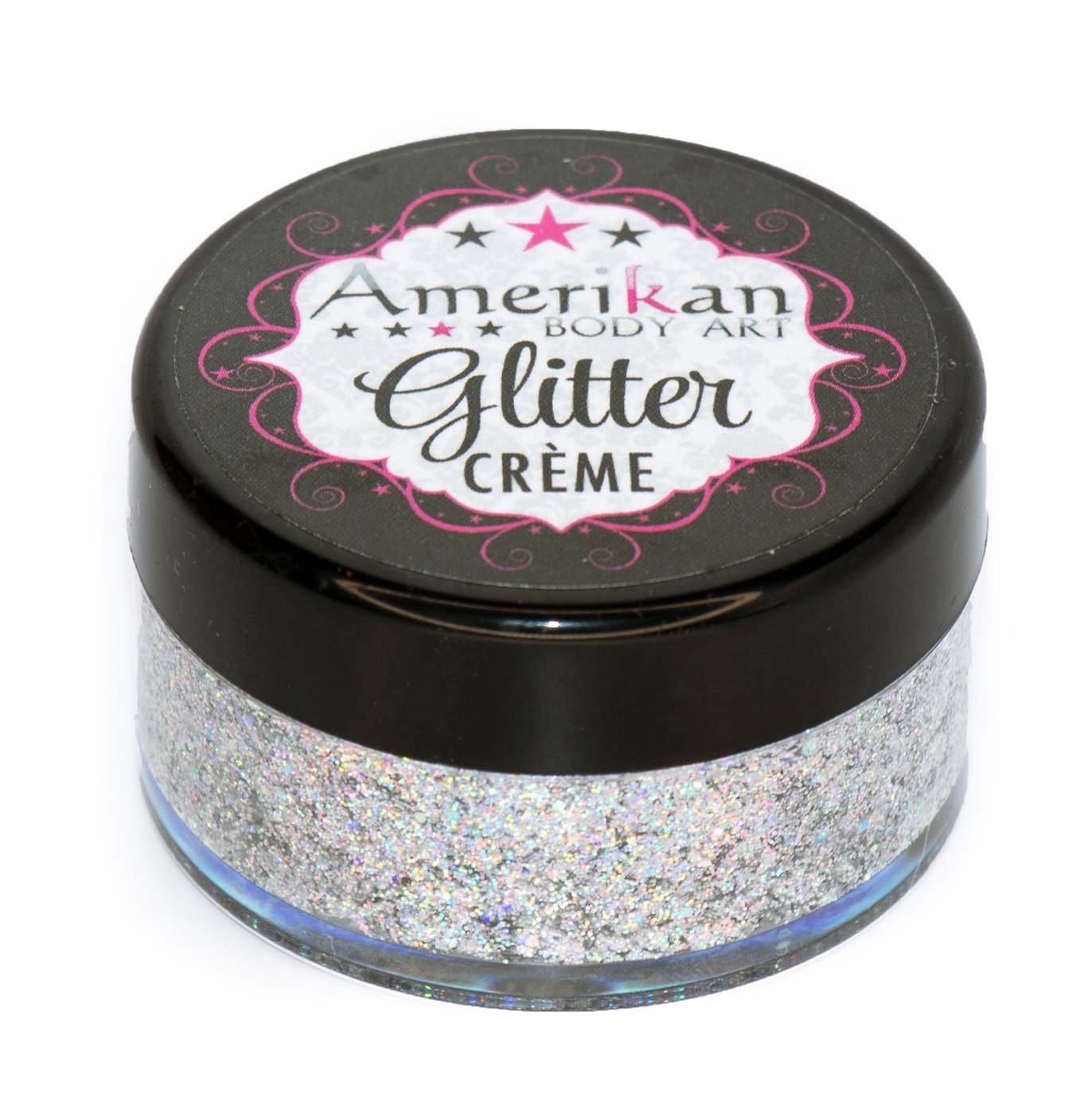 Luna Glitter Creme 10g Jar by Amerikan Body Art - Silly Farm Supplies