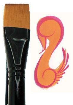 Majestic 1" Flat Blender Brush - Silly Farm Supplies