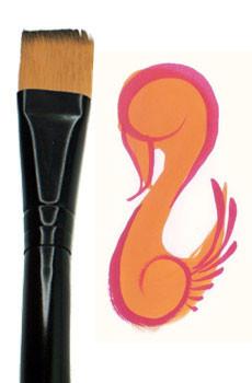 Majestic 3/4" Flat Blender Brush - Silly Farm Supplies