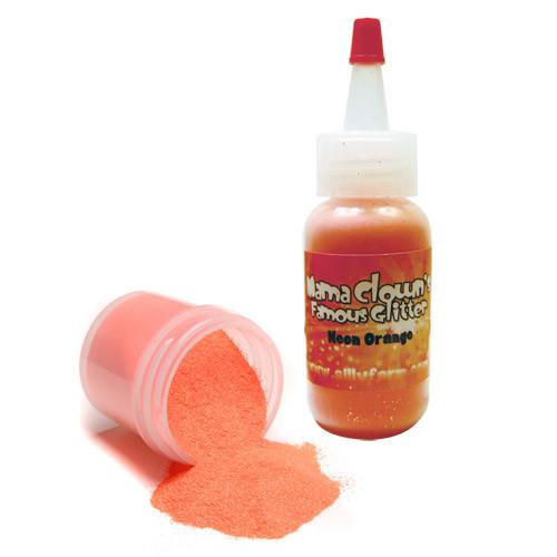 Mama Clown glitter adds sparkle to face and body art, available in a variety of colors. Comes in a 1oz poofer or jar, safe for lips and skin, and can be applied dry or mixed with gel. Choose transparent for a subtle shine or opaque metallic for bold coverage