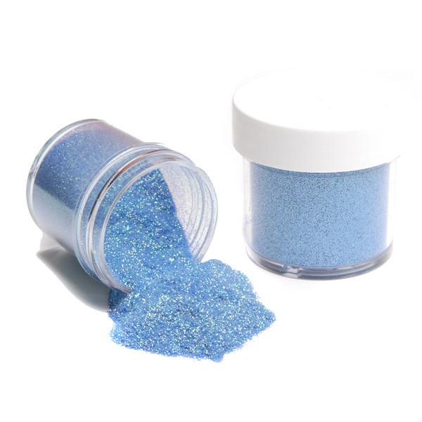 Mama Clown glitter adds sparkle to face and body art, available in a variety of colors. Comes in a 1oz poofer or jar, safe for lips and skin, and can be applied dry or mixed with gel. Choose transparent for a subtle shine or opaque metallic for bold coverage