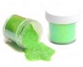 Mama Clown glitter adds sparkle to face and body art, available in a variety of colors. Comes in a 1oz poofer or jar, safe for lips and skin, and can be applied dry or mixed with gel. Choose transparent for a subtle shine or opaque metallic for bold coverage