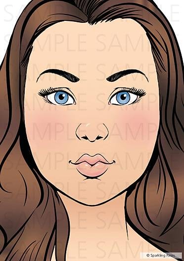 Marie Sparkling Faces Practice Board by Svetlana Keller - Silly Farm Supplies