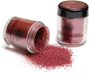 Mehron Celebre Precious Gem Powder Garnet - Silly Farm Supplies