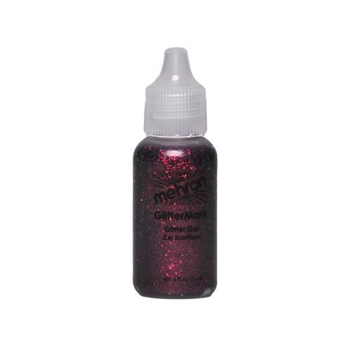 Mehron GlitterMark Cabernet .5oz - Silly Farm Supplies