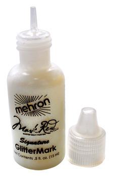 Mehron GlitterMark Crystal White .5oz - Silly Farm Supplies