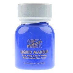 Mehron Liquid Makeup Blue - Silly Farm Supplies