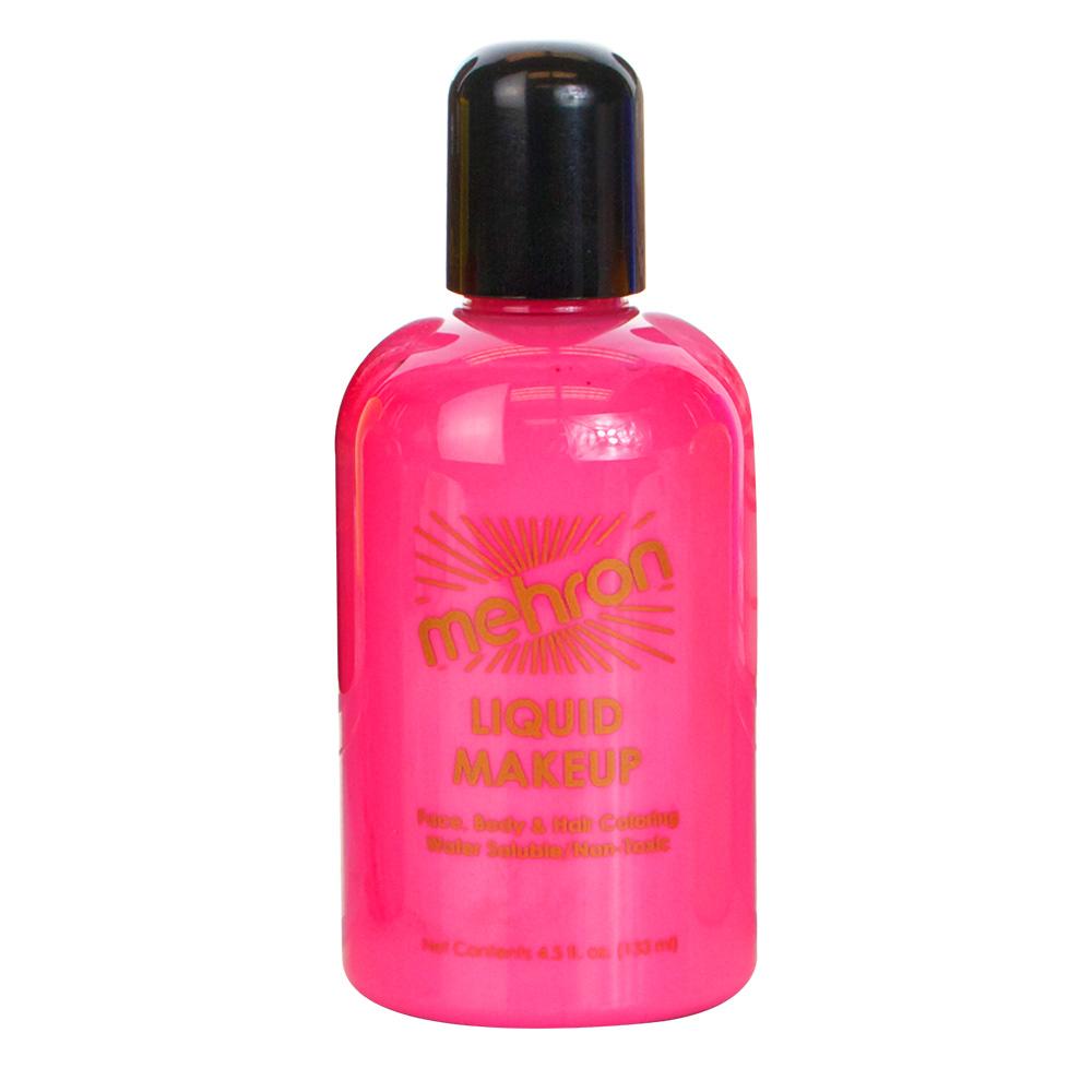 Mehron Liquid Makeup Day Glow Orange 4.5oz - Silly Farm Supplies