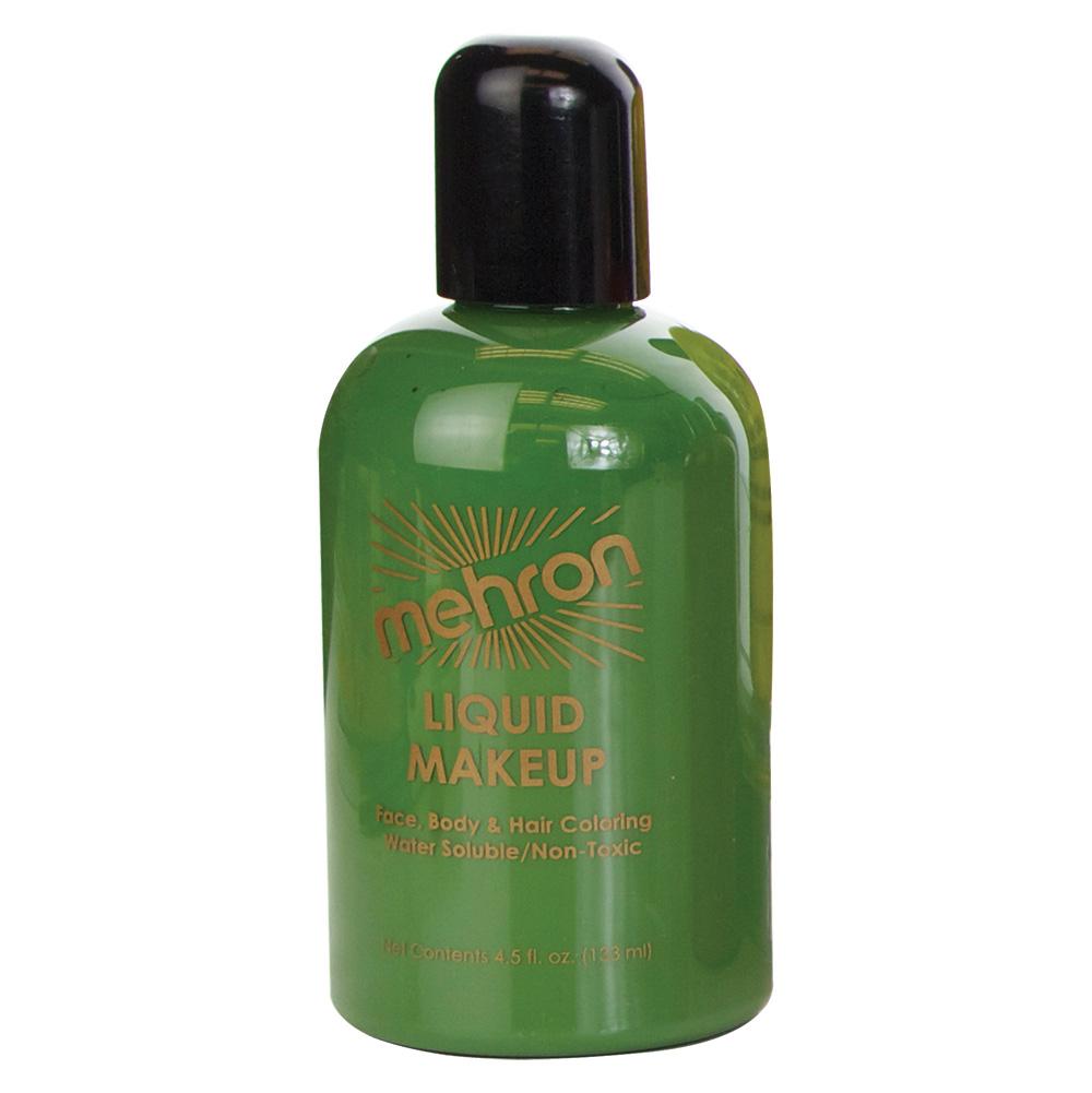 Mehron Liquid Makeup Green - Silly Farm Supplies