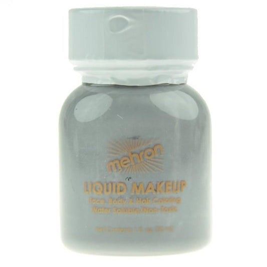 Mehron Liquid Makeup Grey - Silly Farm Supplies
