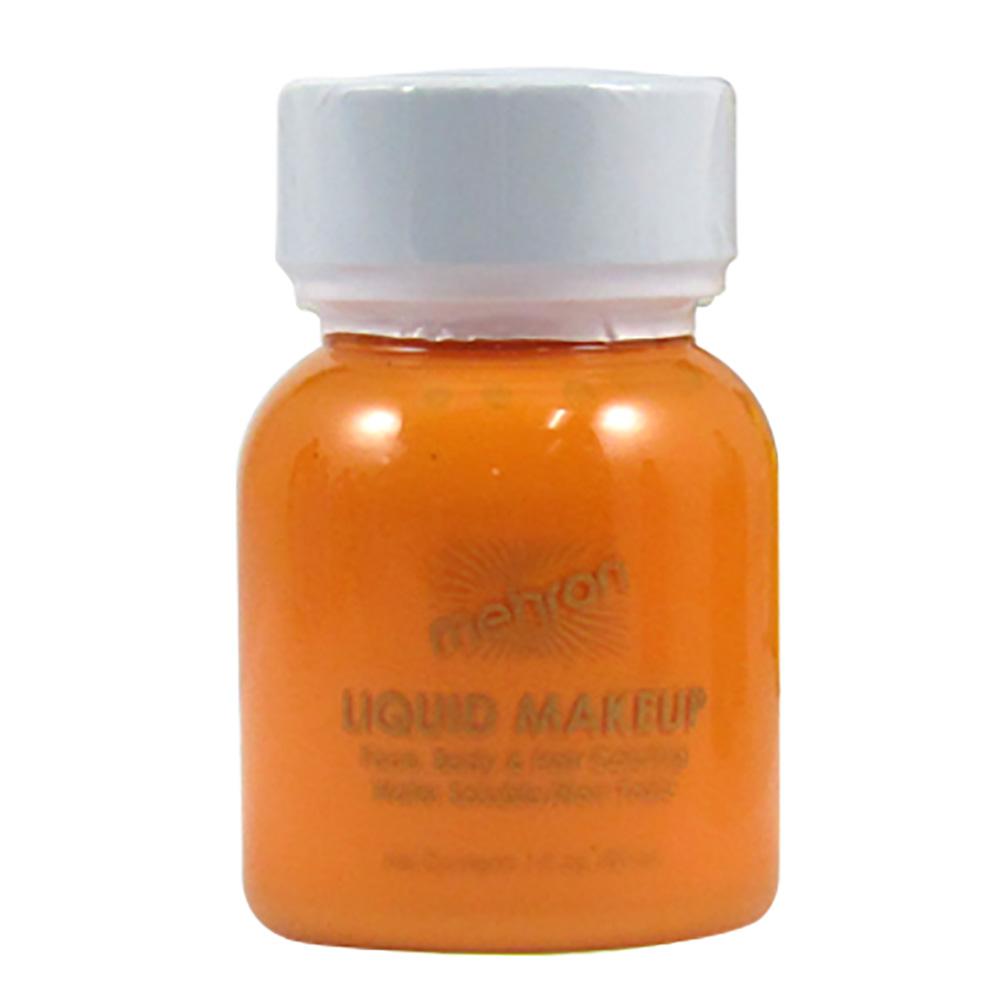 Mehron Liquid Makeup Orange - Silly Farm Supplies