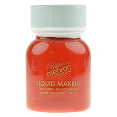 Mehron Liquid Makeup Red - Silly Farm Supplies