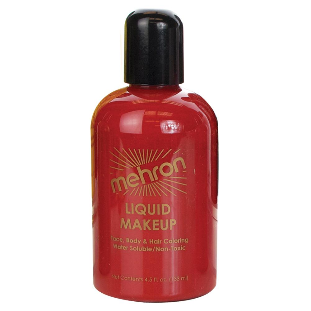 Mehron Liquid Makeup Red - Silly Farm Supplies