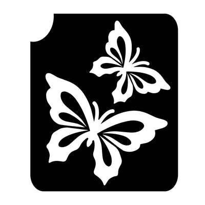 Monarch Butterflies Glitter Tattoo Stencil Lot of 5 - Silly Farm Supplies