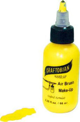 Neon Yellow Graftobian F/X AIRE Airbrush Make Up 2.25oz - Silly Farm Supplies