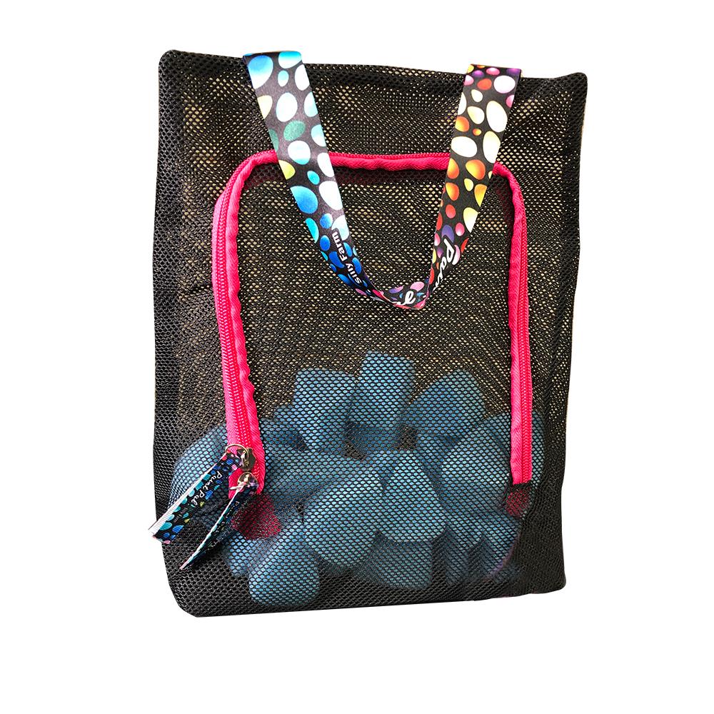 NEW Paint Pal Black Mesh Sponge Bag with BUTTON on the side (1) - Silly Farm Supplies