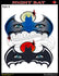 Night Bat Stencil Eyes Stencil