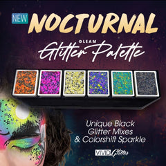 NOCTURNAL Gleam Glitter Cream Palette - Silly Farm Supplies