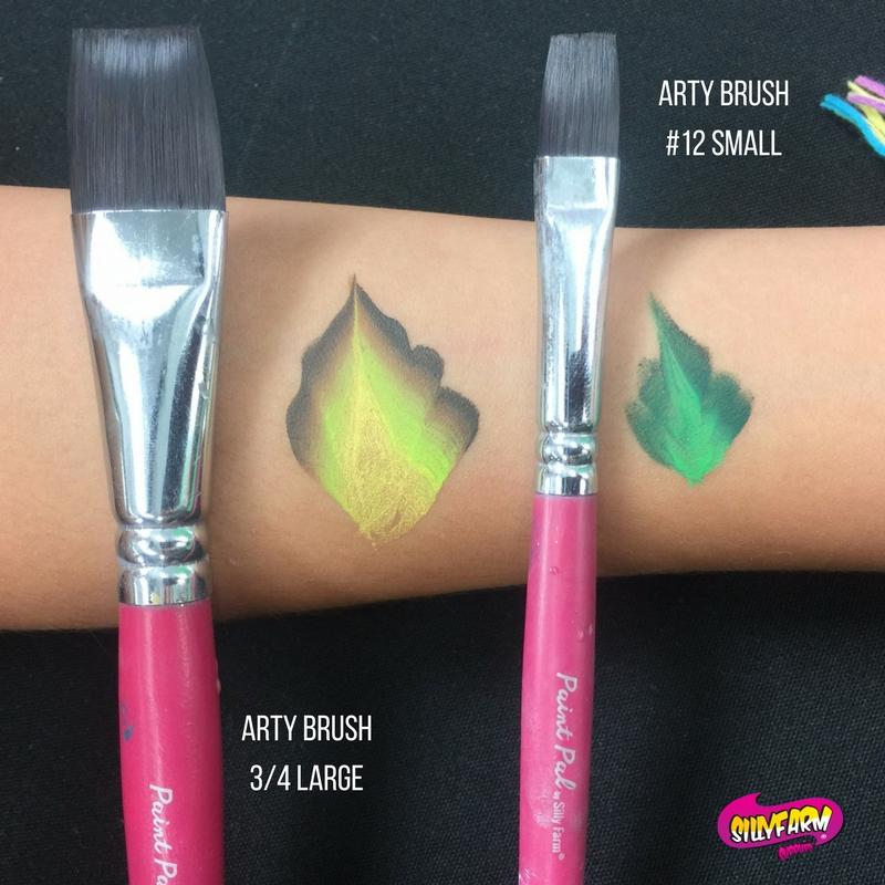 Paint Pal Arty Brush Mini #12 Flat Brush - Silly Farm Supplies