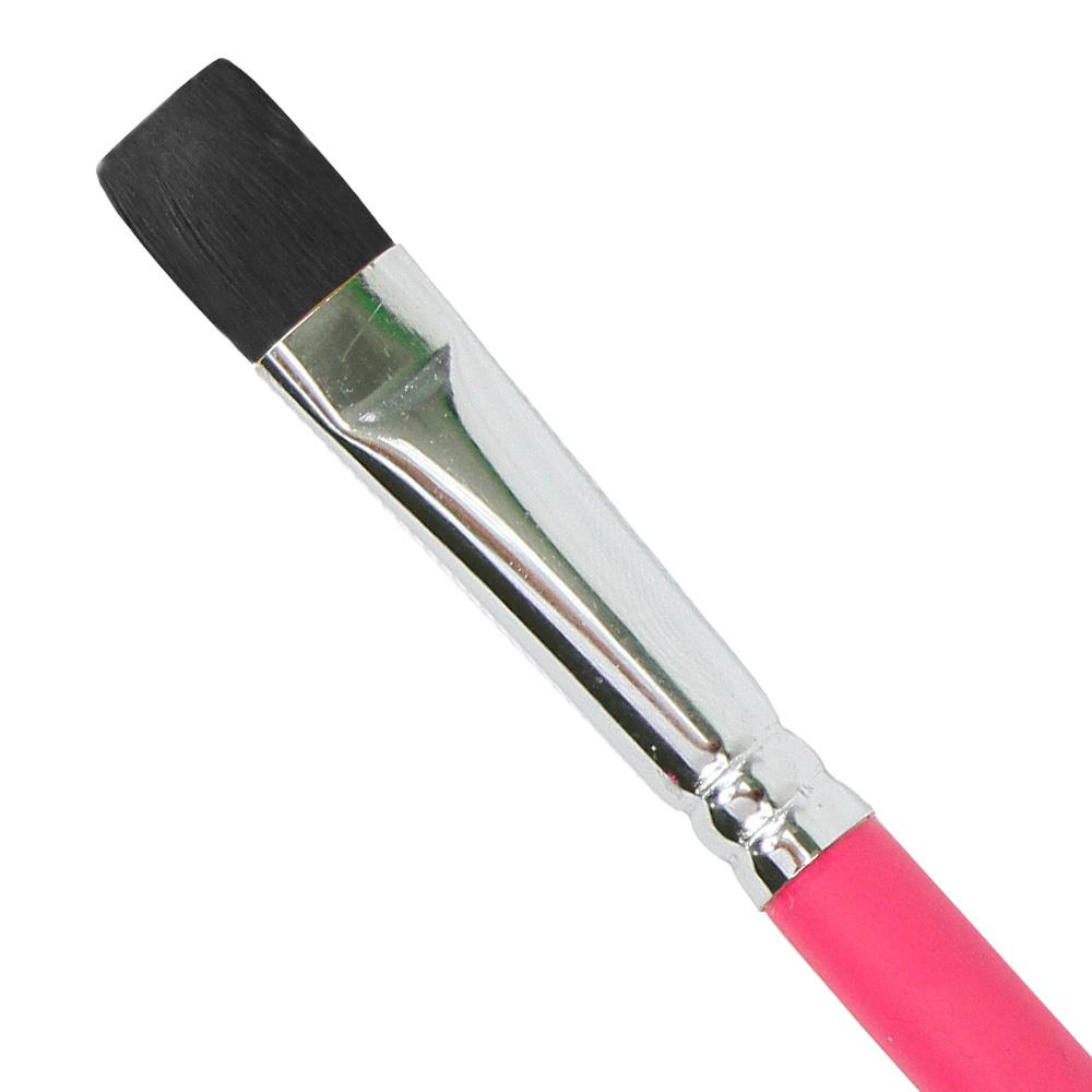 Paint Pal Arty Brush Mini #12 Flat Brush for face painting - Silly Farm Supplies