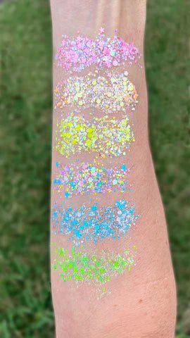 PASTEL GLOW - Gleam Glitter Cream Palette - Silly Farm Supplies