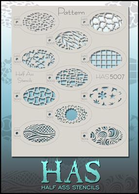 Pattern Half Ass Stencils - Silly Farm Supplies