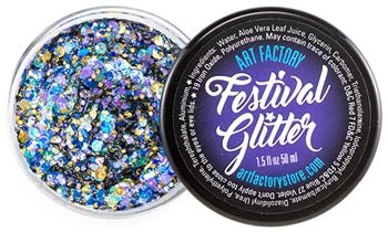 PEACOCK Festival Glitter 50ml (1 fl oz) - Silly Farm Supplies
