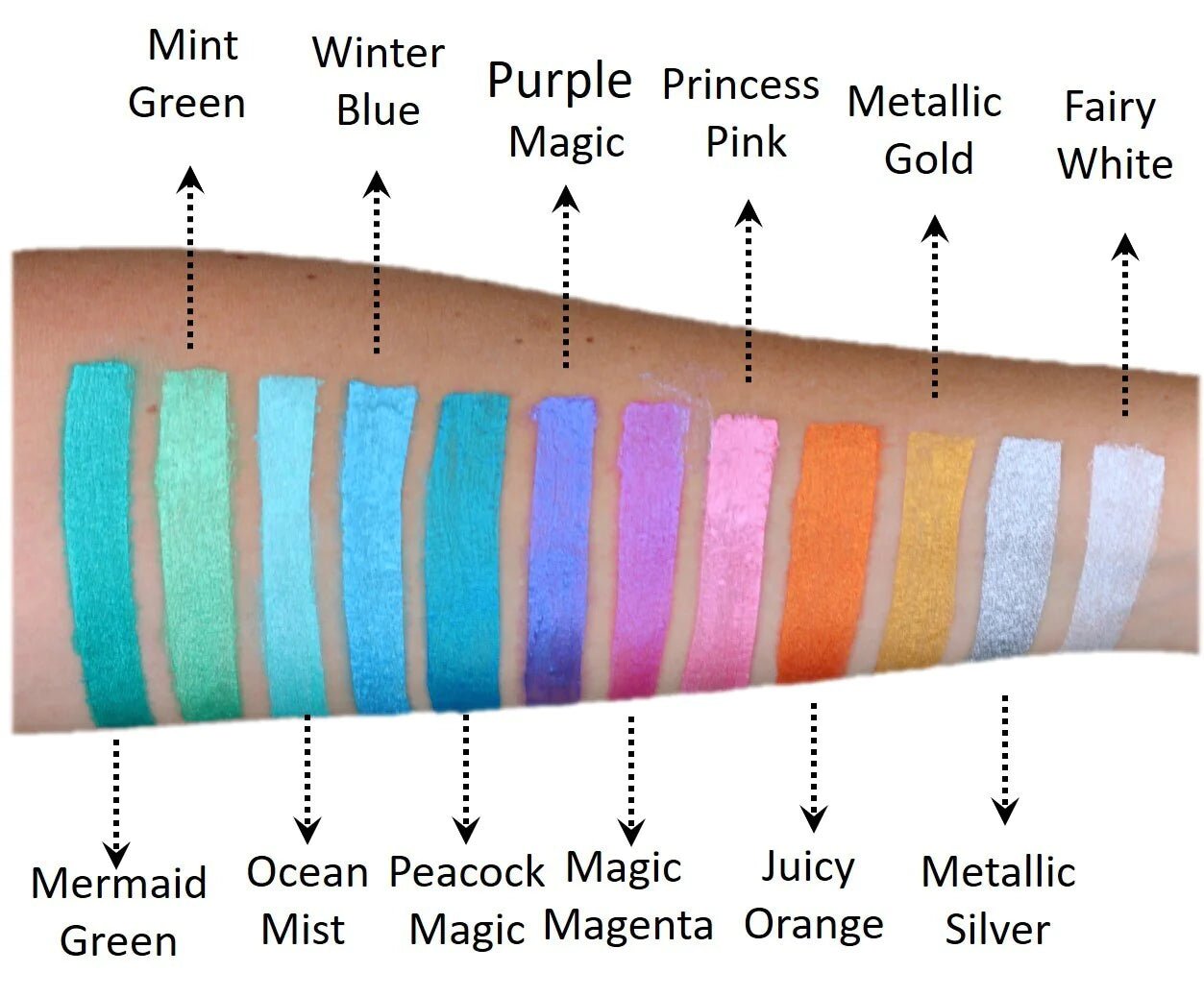 Pearl Fairy White 25g Fusion Body Art Face Paint - Silly Farm Supplies