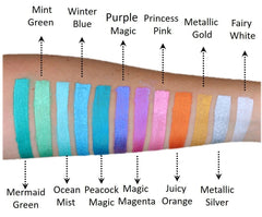 Pearl Mint Green 25g Fusion Body Art Face Paint - Silly Farm Supplies