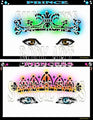 Prince and Princesses Stencil Eyes Stencil