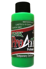 ProAiir Fluorescent Green Temporary Airbrush Ink - Silly Farm Supplies