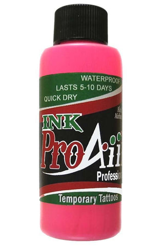 ProAiir Fluorescent Hot Pink Temporary Airbrush Ink