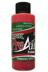 ProAiir Lipstick Red Temporary Airbrush Ink - Silly Farm Supplies