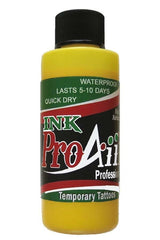 ProAiir Yellow Temporary Airbrush Ink - Silly Farm Supplies