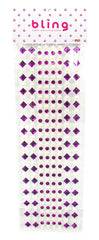 Purple Crystal and Pearls Bling Bag- 272 pieces - Silly Farm Supplies