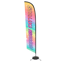 Rainbow Airbrush Tattoos Flag Banner- Words Only - Silly Farm Supplies